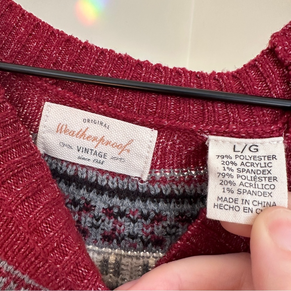 Weatherproof Vintage Grandpa Sweater - Picture 3 of 4